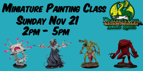 Miniature Painting Class